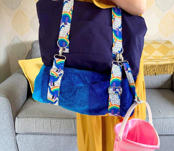 The perfect DIY Beach Bag (no pattern required)