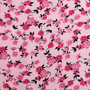 PINK PAINTERLY FLORAL VISCOSE WOVEN