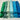 6 X BLUE GREEN RIBBING / COTTON JERSEY 215GSM BUNDLE