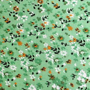 EGGSHELL DITSY FLORAL VISCOSE WOVEN