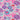 PINK FLOWERS ABSTRACT COTTON JERSEY PER METRE