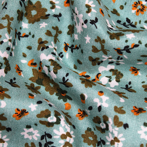 MINT DITSY FLORAL VISCOSE WOVEN