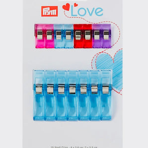 PRYM FABRIC CLIPS PACK OF 15