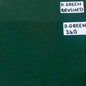 0.5M DARK GREEN COTTON JERSEY 240GSM £9.80PM - NorthernMonkeyMakes