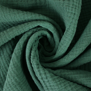 0.5M FOREST GREEN DOUBLE GAUZE WOVEN £7.50PM - NorthernMonkeyMakes