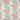 PASTEL LEAVES ORGANIC FRENCH TERRY PER METRE