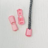 2x 4MM CLIP ON CORD ENDS / DRAWSTRING TOGGLES - NorthernMonkeyMakes