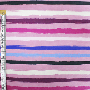 0.5M PINK STRIPES BRUSHED FRENCH TERRY £8.70PM - NorthernMonkeyMakes