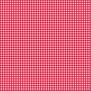 RED GINGHAM COTTON JERSEY 220GSM